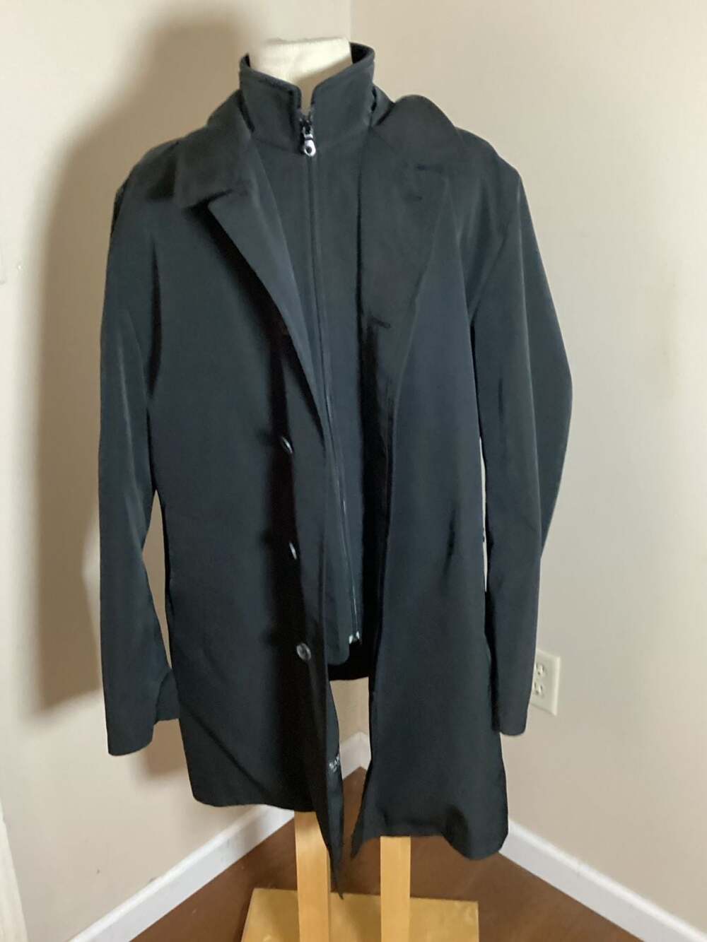 Sanyo PR447 Jacket Size 42 Black 3-in-1 Coat